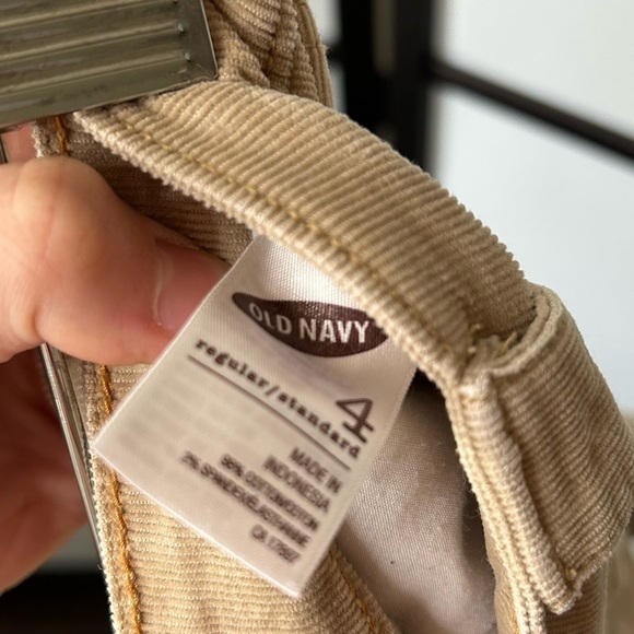 [4] Old Navy y2k Tan Corduroy Mini Skirt w/pockets Women’s - Picture 7 of 7